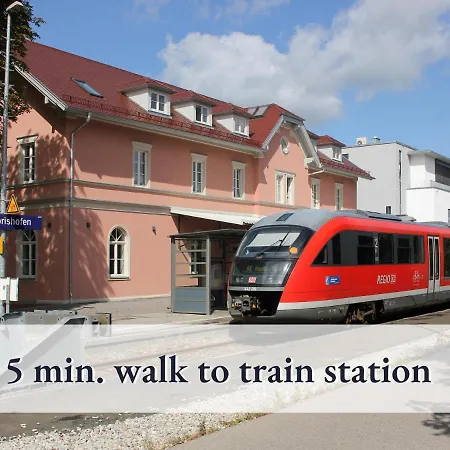 Gemütliche Ferienwohnung In Bester Lage L Innenstadtnähe L 1 Minute Zum Bahnhof L Küche L Tv L Free-wlan L Willkommen Im Hallo!-apartment 10 Apartment Bad Wörishofen
